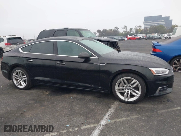 2019 Audi A5 Sportback Premium with VIN WAUANCF50KA072515, listed as a IAAI auction lot 41135123 with 30,456 mi miles. Bid and sale history available at carsss.com. Image 13.
