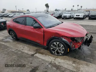 2023 Ford Mustang Mach-E Premium with VIN 3FMTK3SU6PMA74163, listed as a Copart auction lot 60804365 with 19,747 mi miles and Non repairable. Bid and sale history available at DreamBid. Image 4.