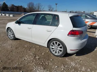 2011 Volkswagen Golf TDI with VIN WVWDM7AJ3BW210260, listed as a IAAI auction lot 41439842 with 70,808 mi miles. Bid and sale history available at carsss.com. Image 3.