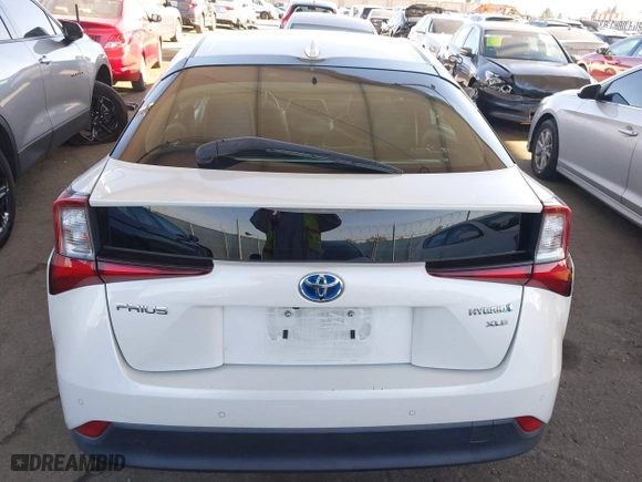 2019 Toyota Prius L Eco with VIN JTDKARFU8K3102331, listed as a IAAI auction lot 41852084 with 54,275 mi miles. Bid and sale history available at carsss.com. Image 16.