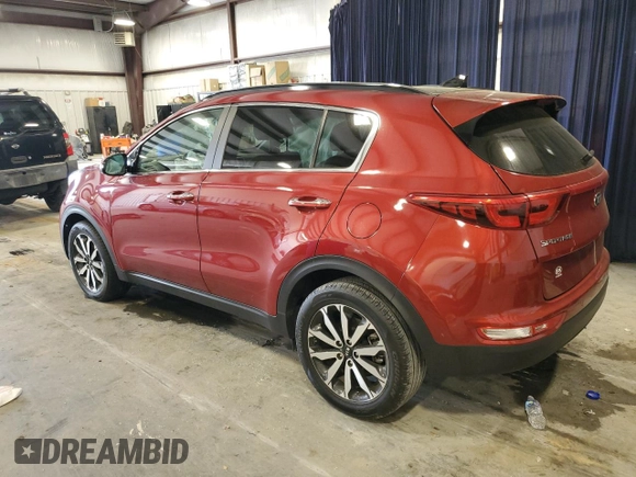 2019 Kia Sportage EX z VIN KNDPN3AC9K7588758, wystawiony jako Copart lot #51060635 z przebiegiem Nie podano mil oraz Szkoda całkowita • Salvage title. Historia ofert i sprzedaży dostępna na DreamBid. Obrazek 2.