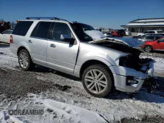 2016 Ford Expedition Limited с VIN 1FMJU2AT7GEF54495, выставлен на аукционе Copart как лот 46087895 с пробегом Не указан миль и Списание • Salvage title. История ставок и продаж доступна на DreamBid. Изображение 4.