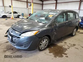 2012 Mazda 5 Sport with VIN JM1CW2BL7C0118596, listed as a Copart auction lot 51077845 with Not Provided miles and Salvage Title. Bid and sale history available at carsss.com. Image 1.