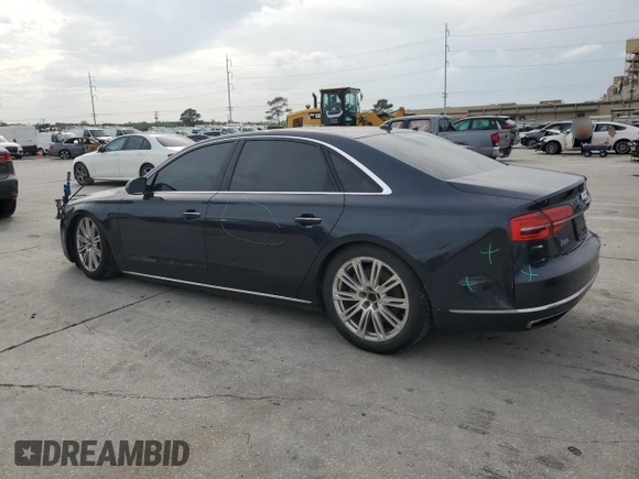 2015 Audi A8 3.0T z VIN WAU3GAFD2FN026312, wystawiony jako Copart lot #53914905 z przebiegiem Nie podano mil oraz Szkoda całkowita • Salvage title. Historia ofert i sprzedaży dostępna na DreamBid. Obrazek 2.