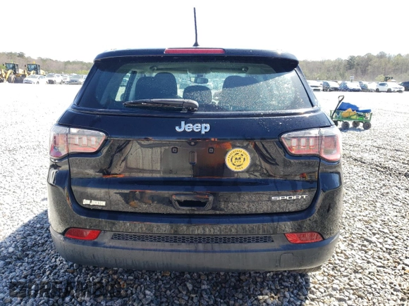 2018 Jeep Compass Sport with VIN 3C4NJCAB0JT462809, listed as a Copart auction lot 49535175 with 79,164 mi miles and Salvage Title. Bid and sale history available at carsss.com. Image 6.