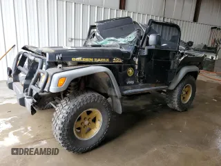 2006 Jeep Wrangler Sport z VIN 1J4FA49SX6P718734, wystawiony jako Copart lot #56516095 z przebiegiem 127 184 mil mil oraz Szkoda całkowita • Salvage title. Historia ofert i sprzedaży dostępna na DreamBid. Obrazek 1.