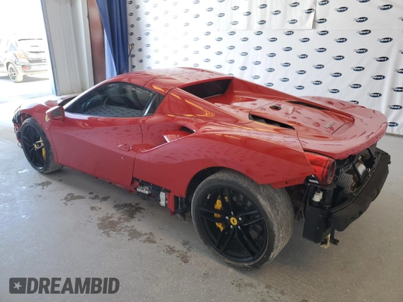 2018 Ferrari 488 z VIN ZFF80AMA2J0229536, wystawiony jako Copart lot #73699714 z przebiegiem 4 120 mil mil oraz Szkoda całkowita • Salvage title. Historia ofert i sprzedaży dostępna na DreamBid. Obrazek 2.
