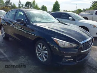 2017 Infiniti Q50 2.0t Premium with VIN JN1CV7AR5HM682126, listed as a IAAI auction lot 42065917 with 48,552 mi miles. Bid and sale history available at carsss.com. Image 1.