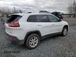 2015 Jeep Cherokee North with VIN 1C4PJMCB2FW594225, listed as a Copart auction lot 80424404 with 126,879 mi miles and Salvage Title. Bid and sale history available at carsss.com. Image 3.