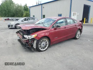 2014 Ford Fusion SE Hybrid z VIN 3FA6P0LU1ER326486, wystawiony jako Copart lot #59187805 z przebiegiem Nie podano mil oraz Szkoda całkowita • Salvage title. Historia ofert i sprzedaży dostępna na DreamBid. Obrazek 1.