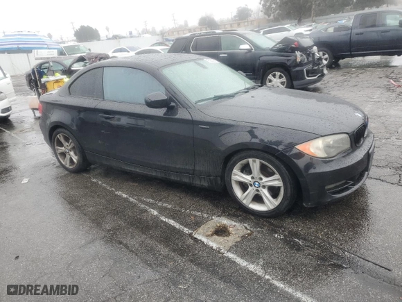 2011 BMW 1 Series 128i with VIN WBAUP9C56BVL89657, listed as a Copart auction lot 45222005 with 164,686 mi miles and Salvage Title. Bid and sale history available at carsss.com. Image 4.