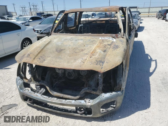 2012 Ford Super Duty F-250 SRW XL with VIN 1FT7X2A65CED15568, listed as a Copart auction lot 67076514 with 0 mi miles and Non Repairable. Bid and sale history available at carsss.com. Image 5.