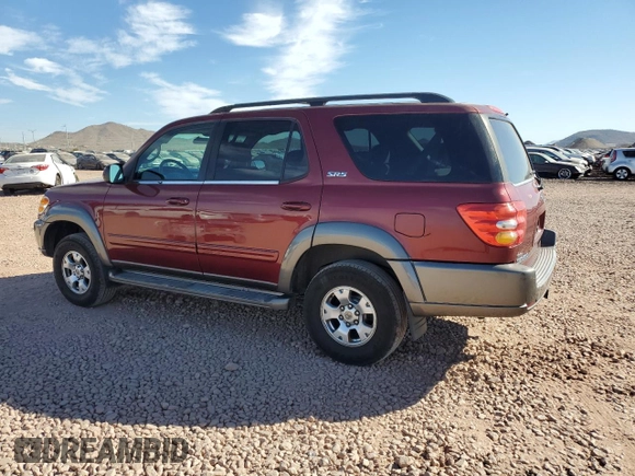 2003 Toyota Sequoia SR5 with VIN 5TDZT34A43S146180, listed as a Copart auction lot 46287315 with 261,526 mi miles and Clean Title. Bid and sale history available at carsss.com. Image 2.