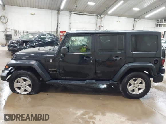 2017 Jeep Wrangler Unlimited Sport with VIN 1C4BJWDG6HL701149, listed as a IAAI auction lot 42678079 with 101,073 mi miles and . Bid and sale history available at DreamBid. Image 14.