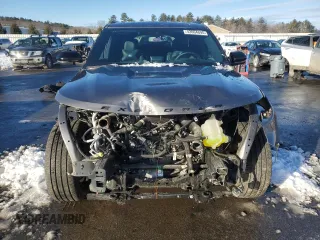 2023 Ford Explorer ST with VIN 1FM5K8GC7PGC12499, listed as a Copart auction lot 43004895 with 9,485 mi miles and Salvage Title. Bid and sale history available at carsss.com. Image 5.