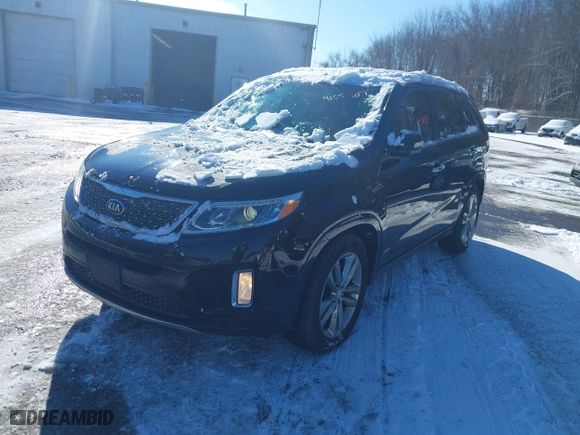 2014 Kia Sorento SX Limited with VIN 5XYKWDA75EG459116, listed as a IAAI auction lot 41551407 with 153,622 mi miles. Bid and sale history available at carsss.com. Image 17.