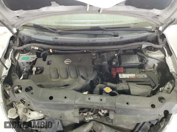 2008 Nissan Versa 1.8 S with VIN 3N1BC11E08L401145, listed as a Copart auction lot 51875515 with 152,197 mi miles and Salvage Title. Bid and sale history available at carsss.com. Image 12.