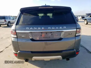 2017 Land Rover Range Rover Sport HSE with VIN SALWR2FV7HA125526, listed as a Copart auction lot 46792585 with 97,676 mi miles and Salvage Title. Bid and sale history available at carsss.com. Image 6.