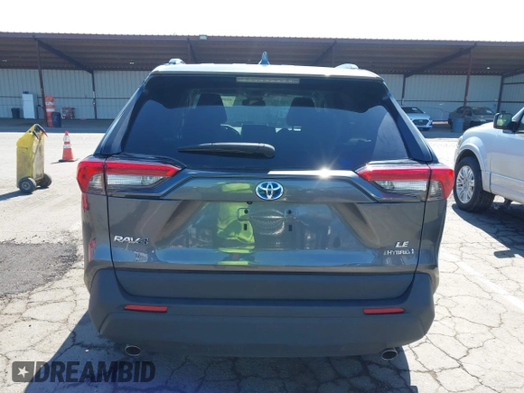 2023 Toyota RAV4 Hybrid LE with VIN 4T3LWRFV8PU096260, listed as a IAAI auction lot 42291243 with 50,380 mi miles and . Bid and sale history available at DreamBid. Image 17.