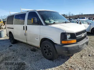 2010 Chevrolet Express Cargo Van with VIN 1GCUGADX1A1106446, listed as a Copart auction lot 88542695 with 184,062 mi miles and Salvage Title. Bid and sale history available at carsss.com. Image 4.