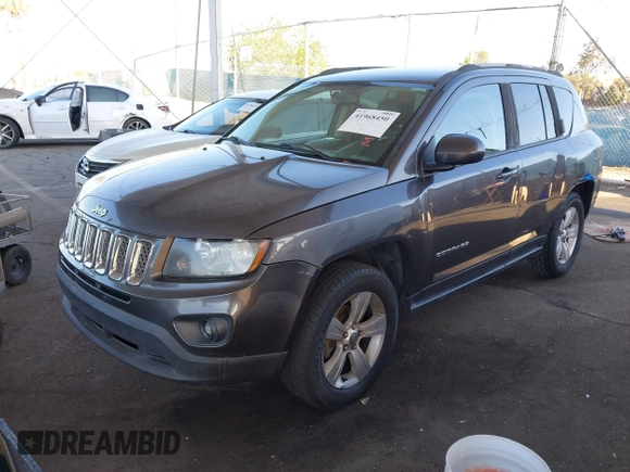 2016 Jeep Compass Latitude with VIN 1C4NJDEB2GD685383, listed as a IAAI auction lot 41968450 with 273,938 mi miles. Bid and sale history available at carsss.com. Image 17.