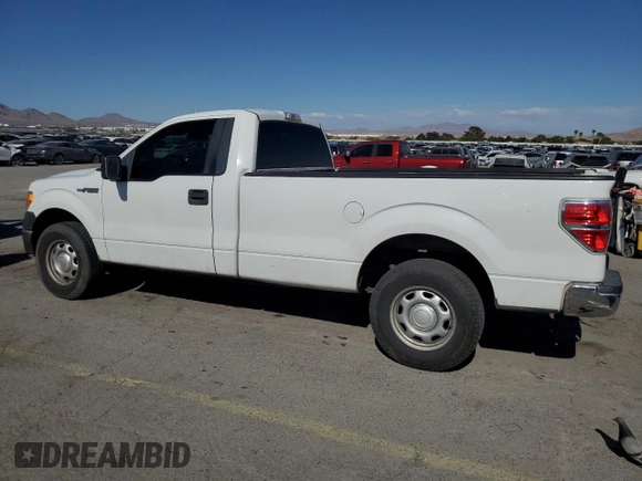 2013 Ford F-150 XL with VIN 1FTNF1CF8DKG10829, listed as a Copart auction lot 55167525 with 104,110 mi miles and Salvage title. Bid and sale history available at DreamBid. Image 2.