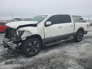2023 Nissan Titan Platinum Reserve with VIN 1N6AA1ED9PN114415, listed as a Copart auction lot 45972955 with 39,228 mi miles and Salvage title. Bid and sale history available at DreamBid. Image 1.