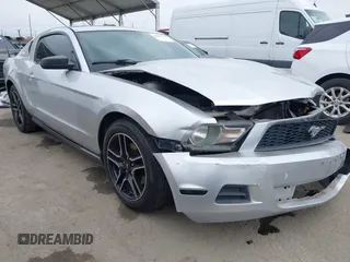 2012 Ford Mustang V6 Premium with VIN 1ZVBP8AM6C5211339, listed as a IAAI auction lot 42107541 with 164,678 mi miles. Bid and sale history available at carsss.com. Image 1.