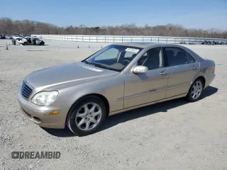 2003 Mercedes-Benz S 430 z VIN WDBNG83J83A344838, wystawiony jako Copart lot #48976625 z przebiegiem 131 927 mil mil oraz Szkoda całkowita • Salvage title. Historia ofert i sprzedaży dostępna na DreamBid. Obrazek 1.