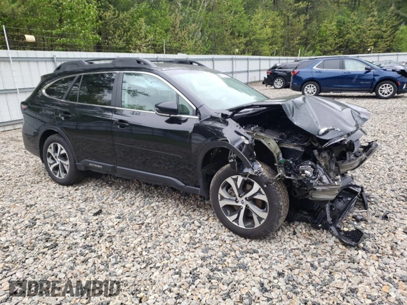 2021 Subaru Outback Limited with VIN 4S4BTANC1M3161546, listed as a Copart auction lot 57626985 with 45,521 mi miles and Salvage title. Bid and sale history available at DreamBid. Image 4.