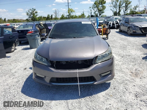 2014 Honda Accord Sport with VIN 1HGCR2F58EA100903, listed as a Copart auction lot 53704235 with 140,591 mi miles and Salvage Title. Bid and sale history available at DreamBid. Image 5.
