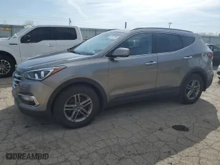2017 Hyundai Santa Fe Sport 2.4L with VIN 5NMZU3LB6HH027015, listed as a Copart auction lot 54107225 with 145,640 mi miles and Clean Title. Bid and sale history available at carsss.com. Image 1.