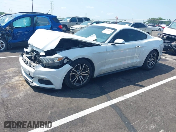 2016 Ford Mustang EcoBoost with VIN 1FA6P8TH7G5247198, listed as a IAAI auction lot 42393483 with 191,716 mi miles and . Bid and sale history available at DreamBid. Image 2.