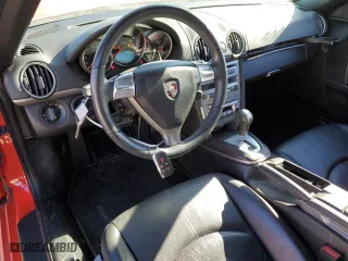 2008 Porsche Boxster with VIN WP0CA29878U712024, listed as a Copart auction lot 83330964 with 50,166 mi miles and Salvage Title. Bid and sale history available at carsss.com. Image 8.