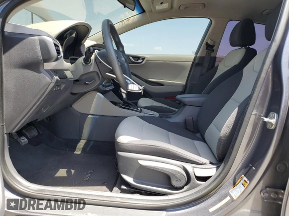 2019 Hyundai Ioniq Blue with VIN KMHC65LC7KU131433, listed as a Copart auction lot 57298275 with 86,779 mi miles and Salvage title. Bid and sale history available at DreamBid. Image 7.