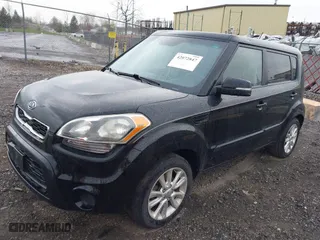 2012 Kia Soul + with VIN KNDJT2A68C7748646, listed as a IAAI auction lot 42072847 with 129,357 mi miles. Bid and sale history available at carsss.com. Image 2.