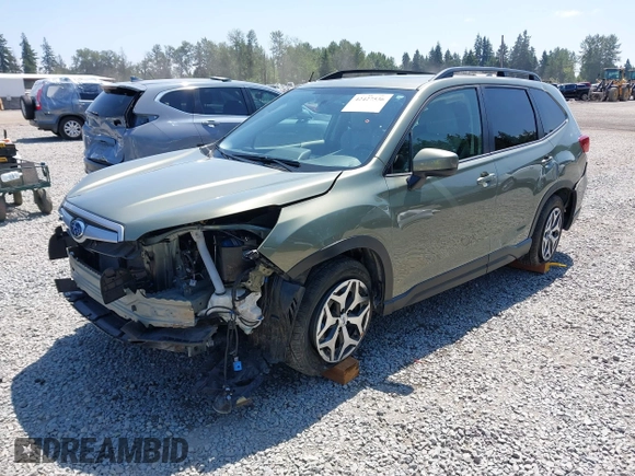 2021 Subaru Forester Premium with VIN JF2SKAFC5MH550118, listed as a IAAI auction lot 42427536 with 31,469 mi miles and . Bid and sale history available at DreamBid. Image 18.