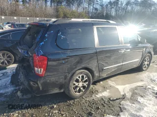 2014 Kia Sedona EX with VIN KNDMH4C76E6545439, listed as a Copart auction lot 88275505 with 210,547 mi miles and Salvage Title. Bid and sale history available at carsss.com. Image 3.