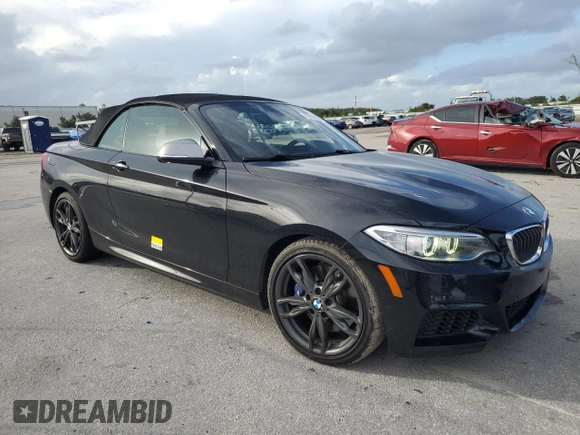 2017 BMW 2 Series M240i xDrive with VIN WBA2L3C3XHV667578, listed as a Copart auction lot 79116964 with 49,741 mi miles and Salvage Title. Bid and sale history available at carsss.com. Image 4.