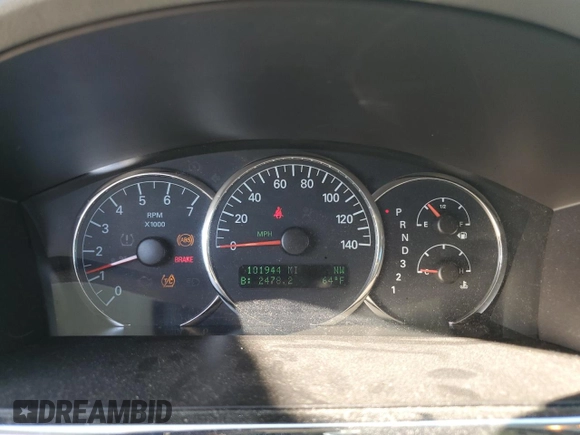2008 Buick LaCrosse CX with VIN 2G4WC582981179283, listed as a Copart auction lot 72847434 with 101,944 mi miles and Clean Title. Bid and sale history available at DreamBid. Image 9.