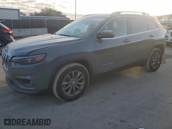 2021 Jeep Cherokee Latitude Lux with VIN 1C4PJLMX5MD134649, listed as a Copart auction lot 89294185 with 110,495 mi miles and Salvage Title. Bid and sale history available at carsss.com. Image 1.