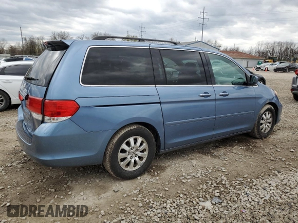 2009 Honda Odyssey EX-L with VIN 5FNRL38709B016070, listed as a Copart auction lot 50313245 with 192,155 mi miles and Salvage Title. Bid and sale history available at carsss.com. Image 3.