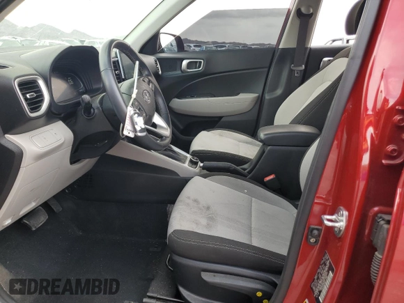 2024 Hyundai Venue SEL with VIN KMHRC8A3XRU303908, listed as a Copart auction lot 51671415 with 12,649 mi miles and Salvage title. Bid and sale history available at DreamBid. Image 7.