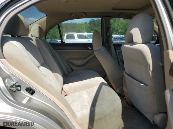 2003 Honda Civic EX with VIN 2HGES26703H547092, listed as a Copart auction lot 52139955 with 205,019 mi miles and Salvage Title. Bid and sale history available at carsss.com. Image 10.