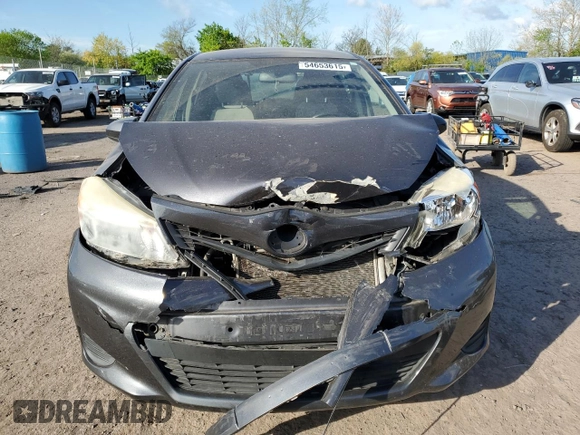 2013 Toyota Yaris L with VIN JTDKTUD32DD547099, listed as a Copart auction lot 54653615 with 153,439 mi miles and Salvage Title. Bid and sale history available at DreamBid. Image 5.