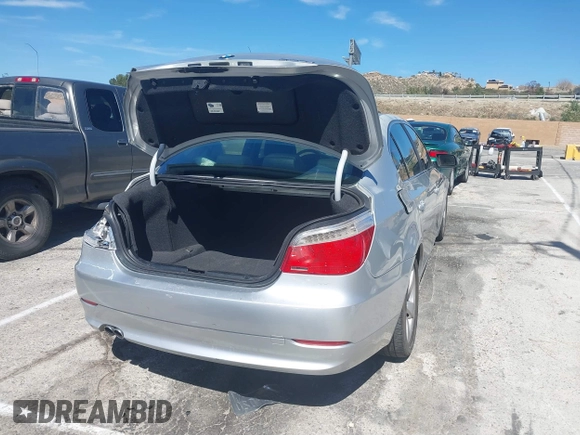 2008 BMW 5 Series 528i with VIN WBANU53508C114540, listed as a IAAI auction lot 41711424 with Not Provided miles and . Bid and sale history available at DreamBid. Image 4.