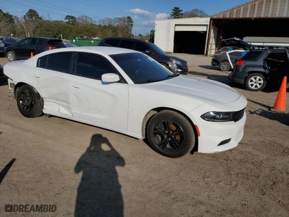 2019 Dodge Charger SXT with VIN 2C3CDXBG2KH640153, listed as a Copart auction lot 88555935 with 114,878 mi miles and Salvage Title. Bid and sale history available at carsss.com. Image 4.
