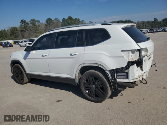 2019 Volkswagen Atlas SEL with VIN 1V2MR2CA4KC515008, listed as a Copart auction lot 46481665 with 44,863 mi miles and Salvage title. Bid and sale history available at DreamBid. Image 2.