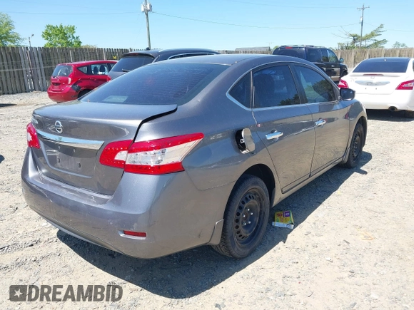 2015 Nissan Sentra SR with VIN 3N1AB7AP4FY252211, listed as a IAAI auction lot 42142349 with 171,858 mi miles and . Bid and sale history available at DreamBid. Image 4.