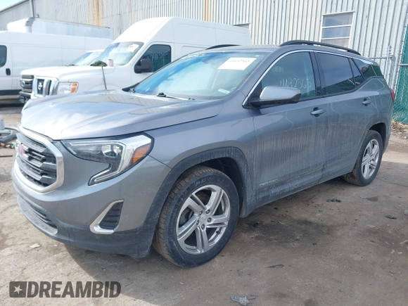 2018 GMC Terrain SLE with VIN 3GKALMEX1JL341070, listed as a IAAI auction lot 41692565 with 128,677 mi miles. Bid and sale history available at carsss.com. Image 17.